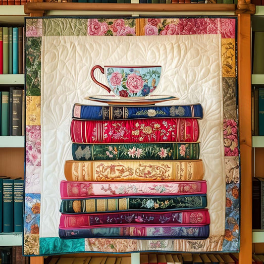 Literary Sips Quilted Blanket
