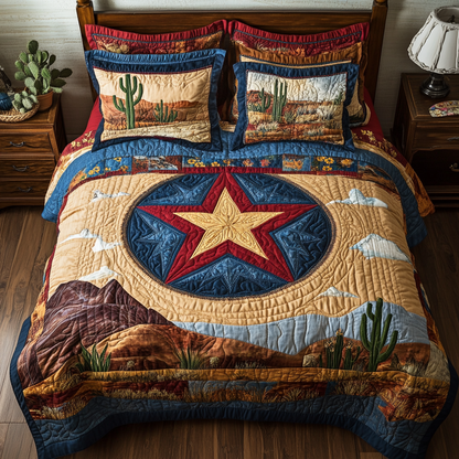 Lone Star Quilted Bedding Set