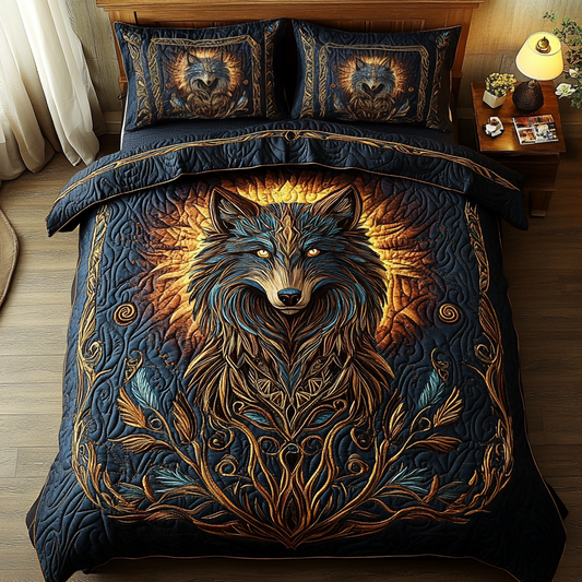 Lone Wanderer 3-Piece Quilted Bedding Set