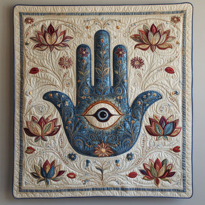 Lotus Peacekeeper Quilted Blanket