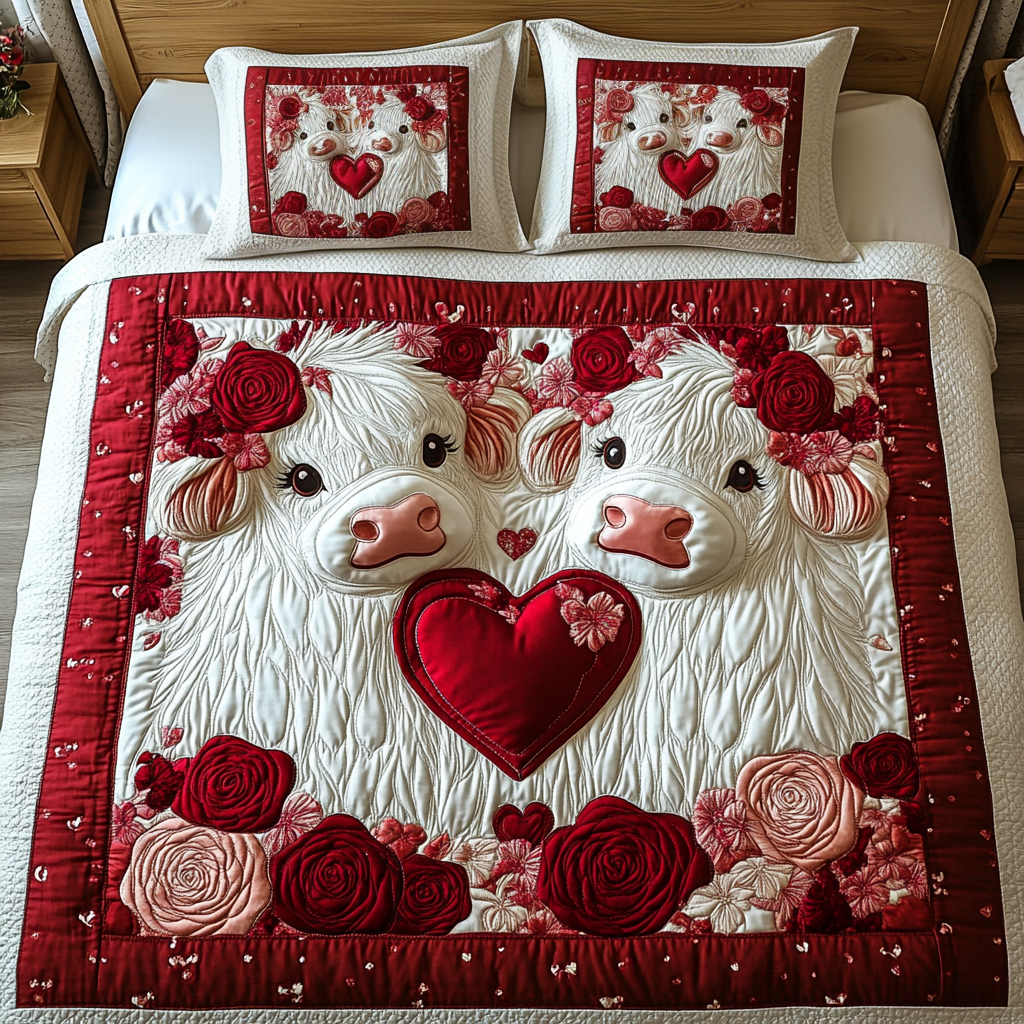 Lovelace 3-Piece Quilted Bedding Set