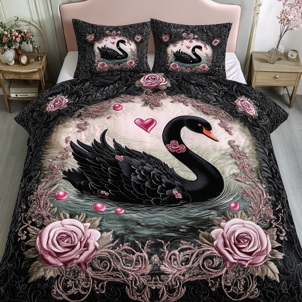 Loving Waters 3-Piece Quilted Bedding Set