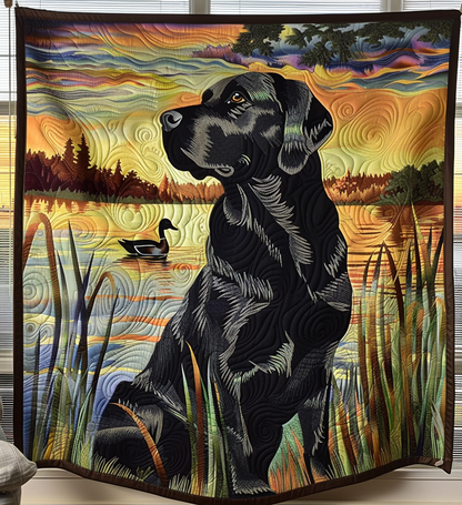 Loyal Hunter Quilted Blanket