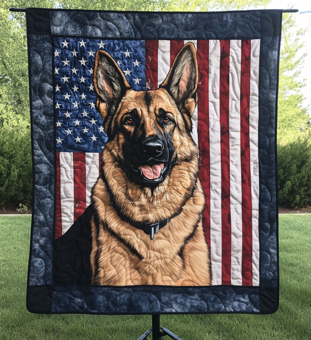 Loyal Patriot Quilted Blanket