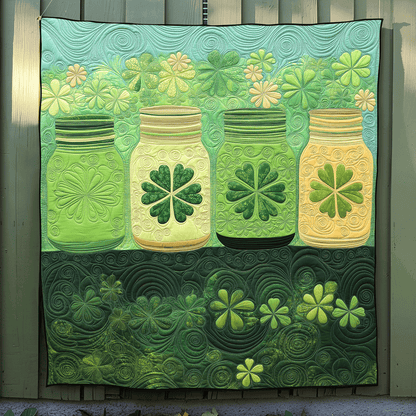 Lucky Jar Quilted Blanket