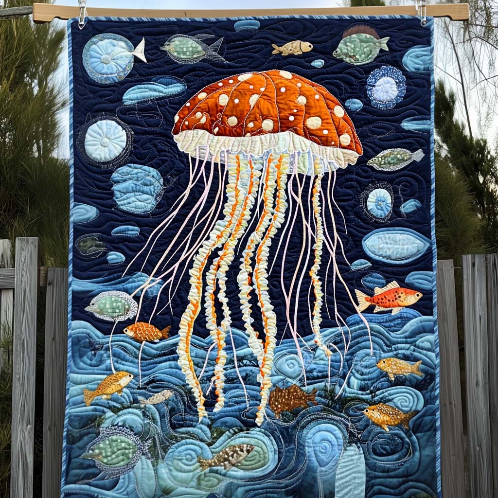 Luminous Jelly Quilted Blanket
