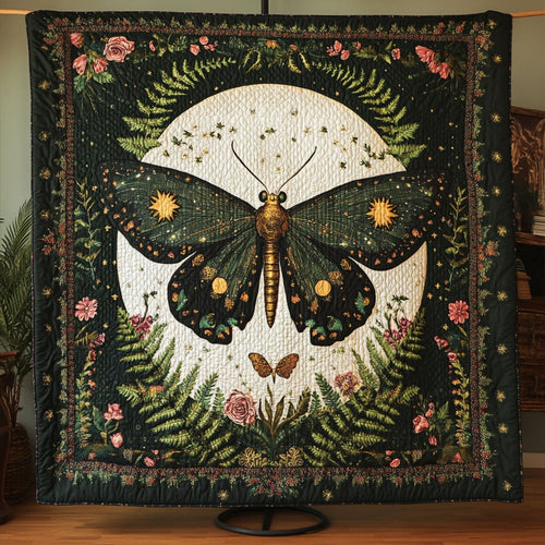 Lunar Dance Quilted Blanket