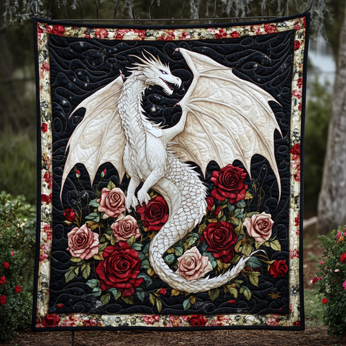 Lunar Scales Quilted Blanket