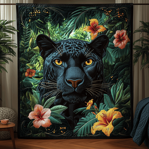Lush Panther Quilted Blanket