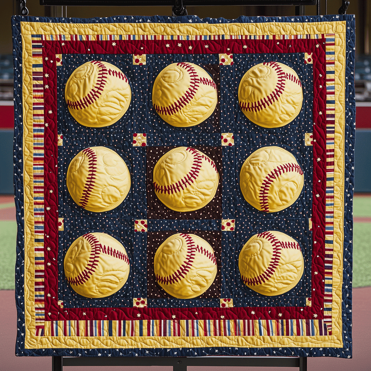 MVP Softball Quilted Blanket