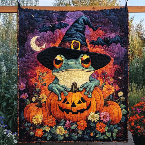 Magic Moon Quilted Blanket