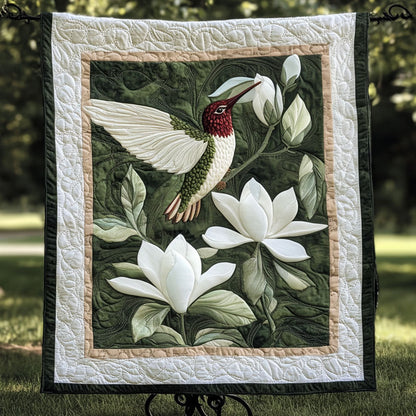Magnolia Grace Quilted Blanket