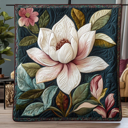 Magnolia Harmony Quilted Blanket