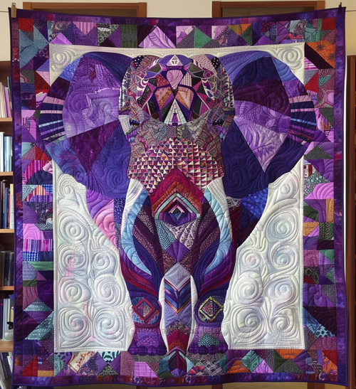 Majestic Mosaic Quilted Blanket