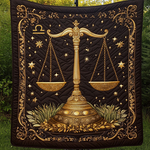Majestic Libra Balance Quilted Blanket