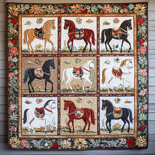 Majestic Mare Quilted Blanket