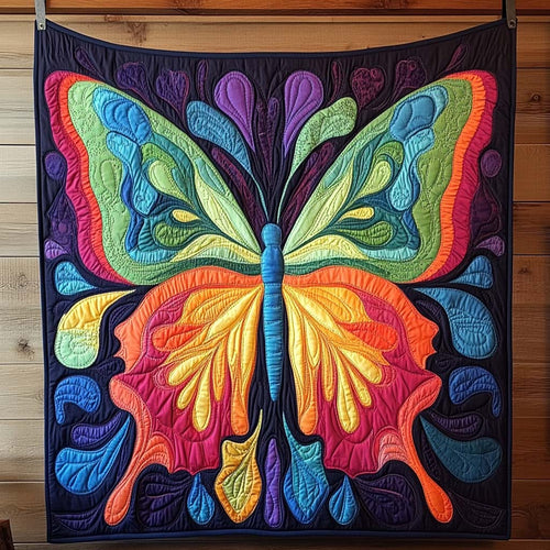 Majestic Monarch Quilted Blanket