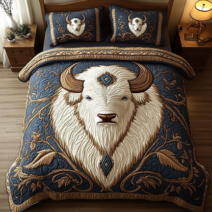 Majestic Plains 3-Piece Quilted Bedding Set