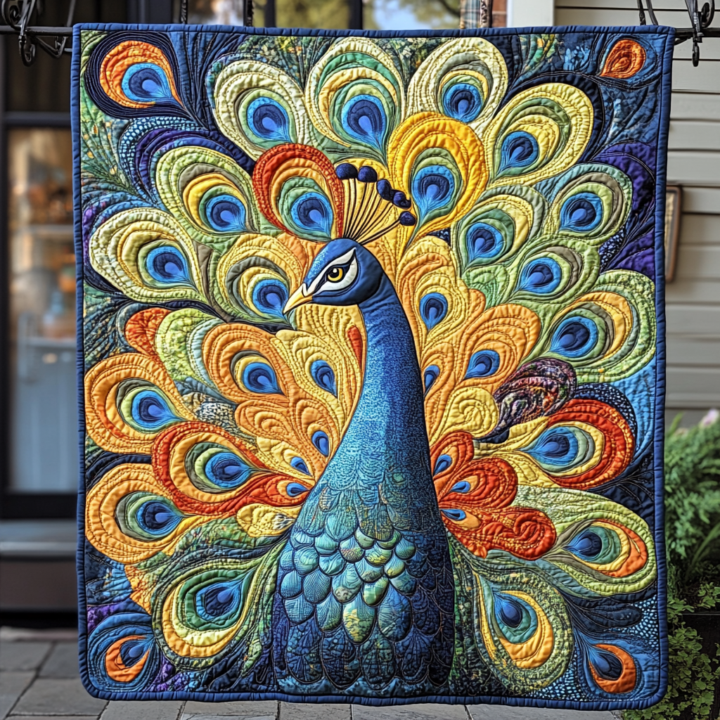 Majestic Splendor Quilted Blanket