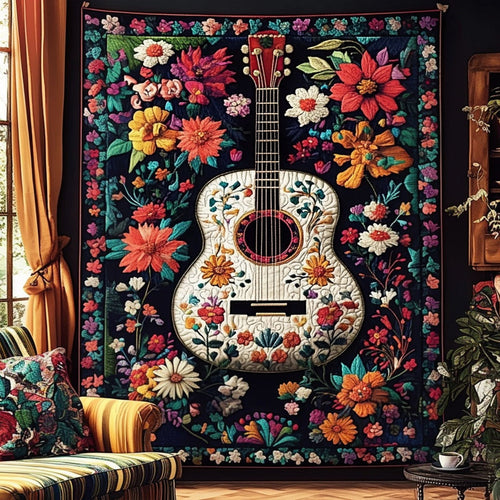Mariachi Soul Quilted Blanket