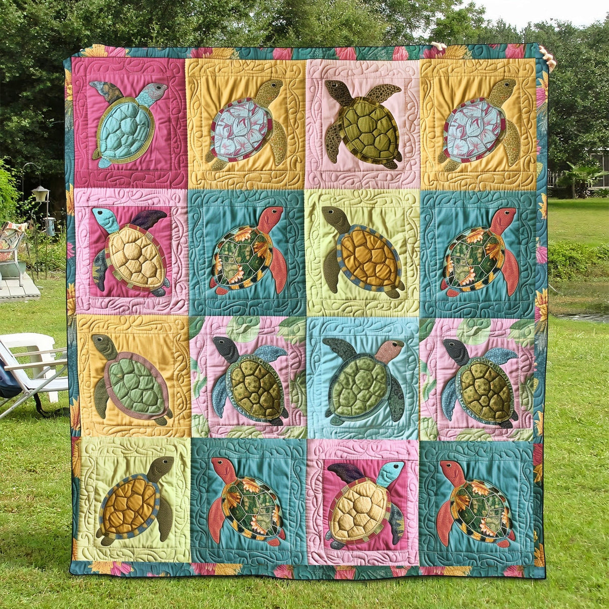 Marine Sanctuary Quilted Blanket