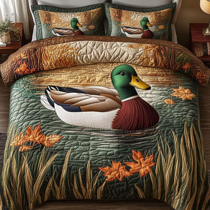 Marsh Haven 3-Piece Quilted Bedding Set