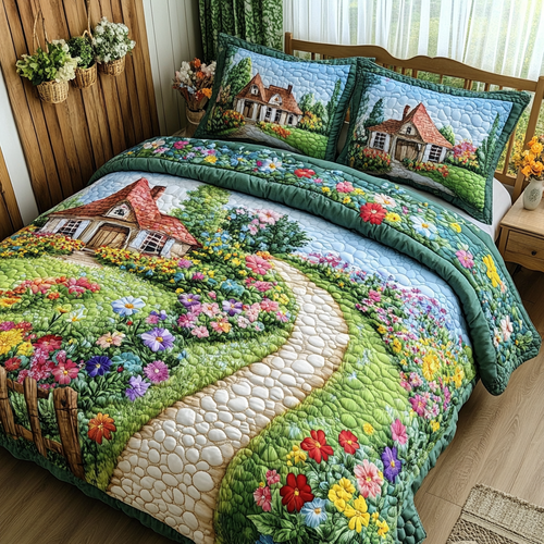 Garden 3-Piece Quilted Bedding Set