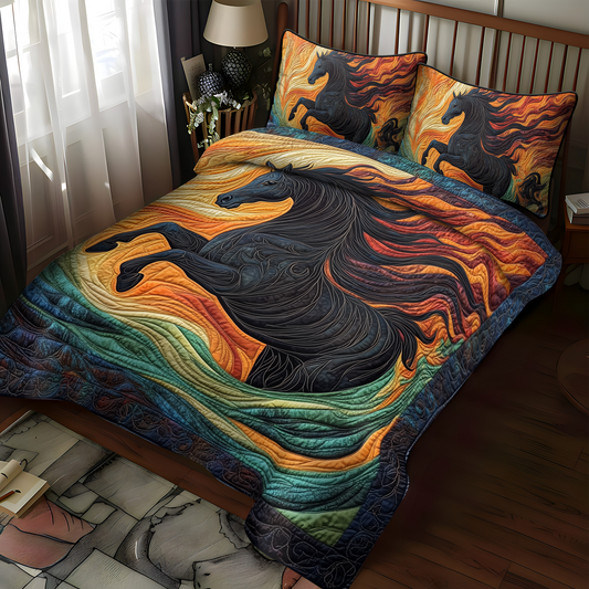 Meadow Breeze 3-Piece Quilted Bedding Set