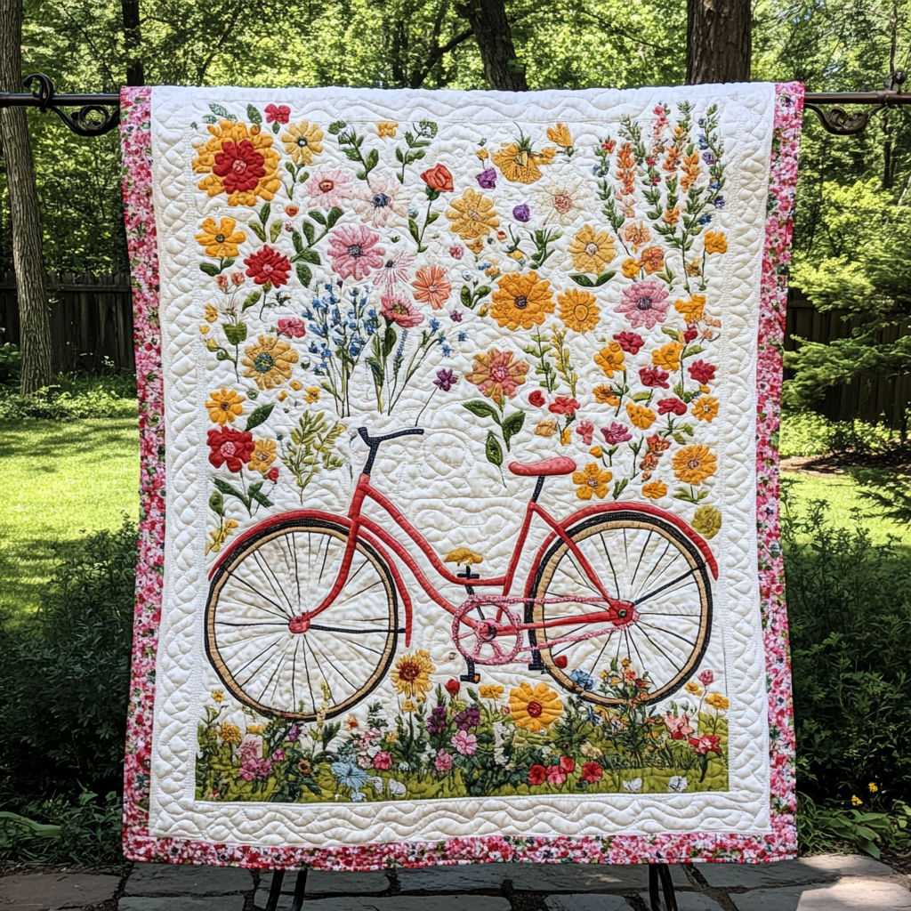 Meadow Cruiser Quilted Blanket