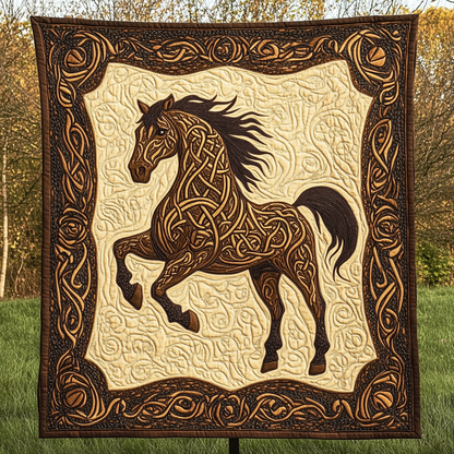 Meadow Gallop Quilted Blanket