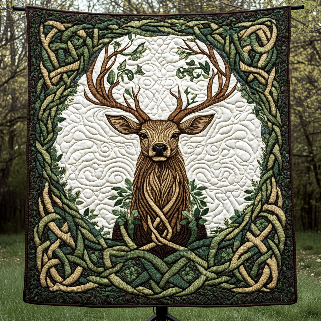 Meadow Monarch Quilted Blanket