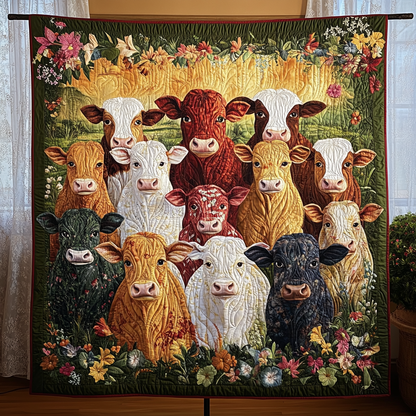 Meadow Moods Quilted Blanket