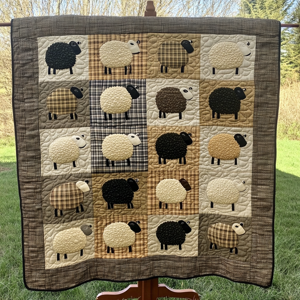 Meadow Serenity Quilted Blanket
