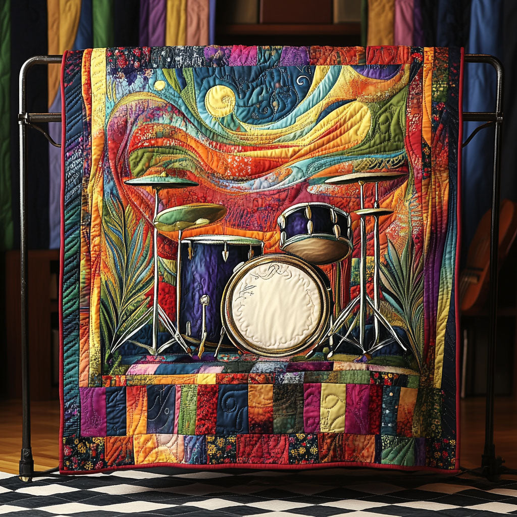 Melody in Motion Quilted Blanket