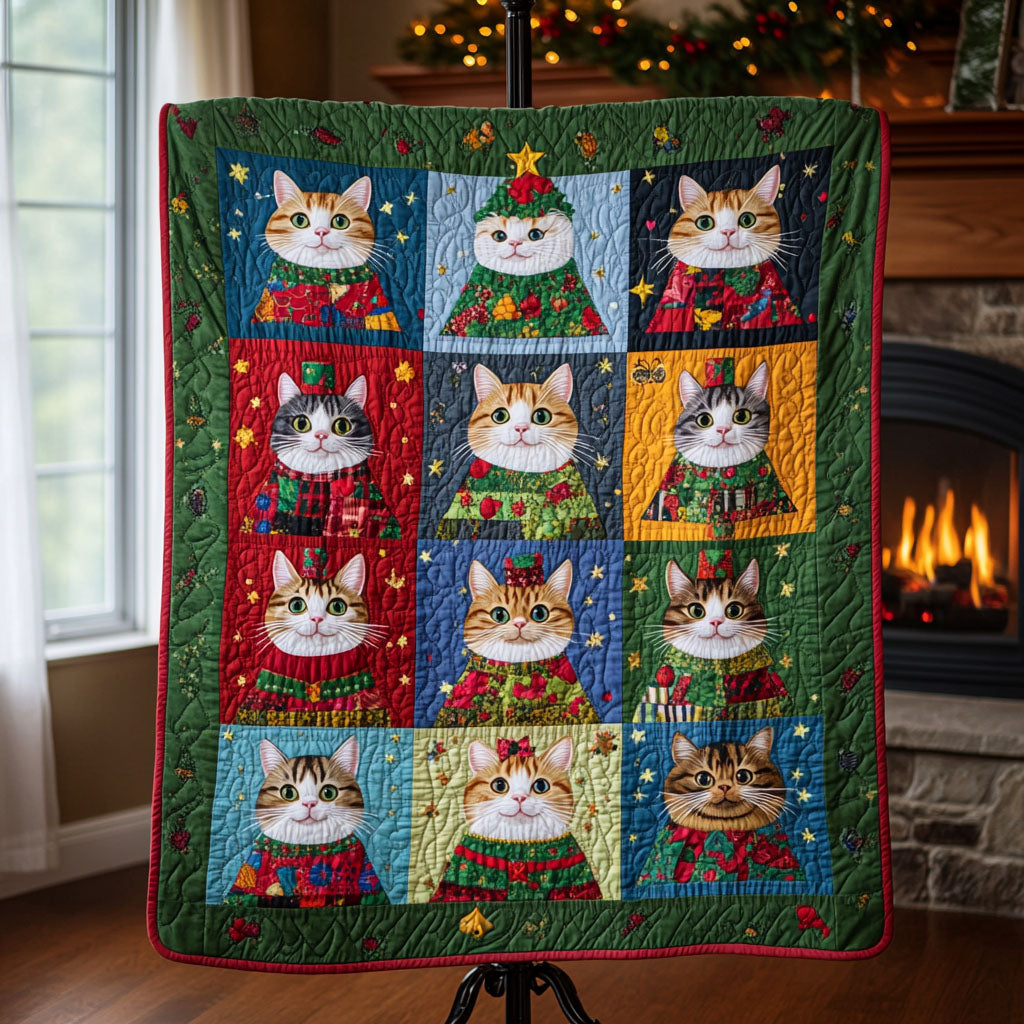 Meow Magic Moments Quilted Blanket