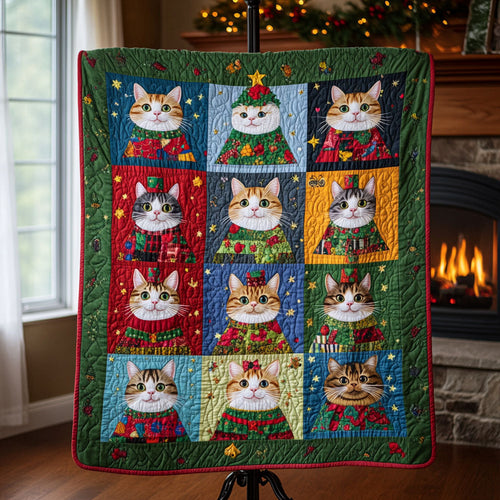 Meow Magic Moments Quilted Blanket