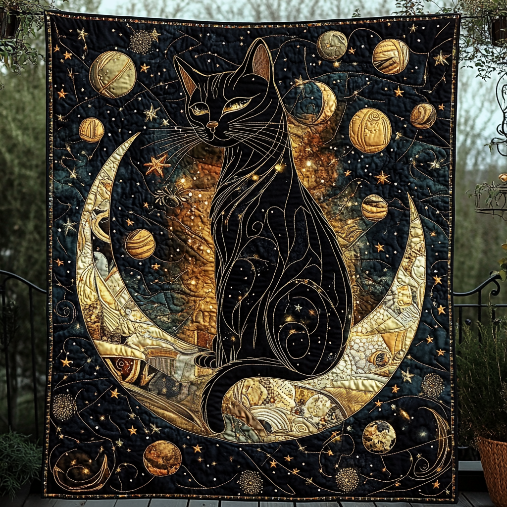 Meowtastic Moments Quilted Blanket