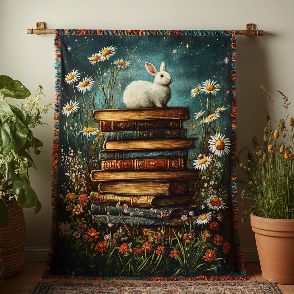 Midnight Storytime Woven Throw Blanket
