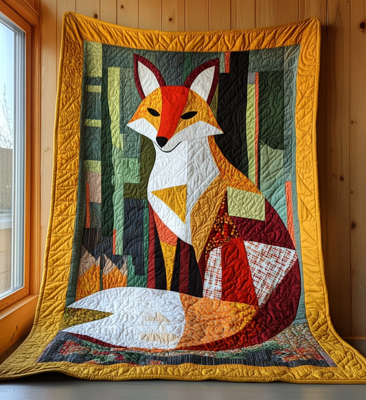 Midnight Prowl Quilted Blanket