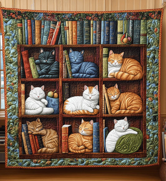 Midnight Reading Quilted Blanket