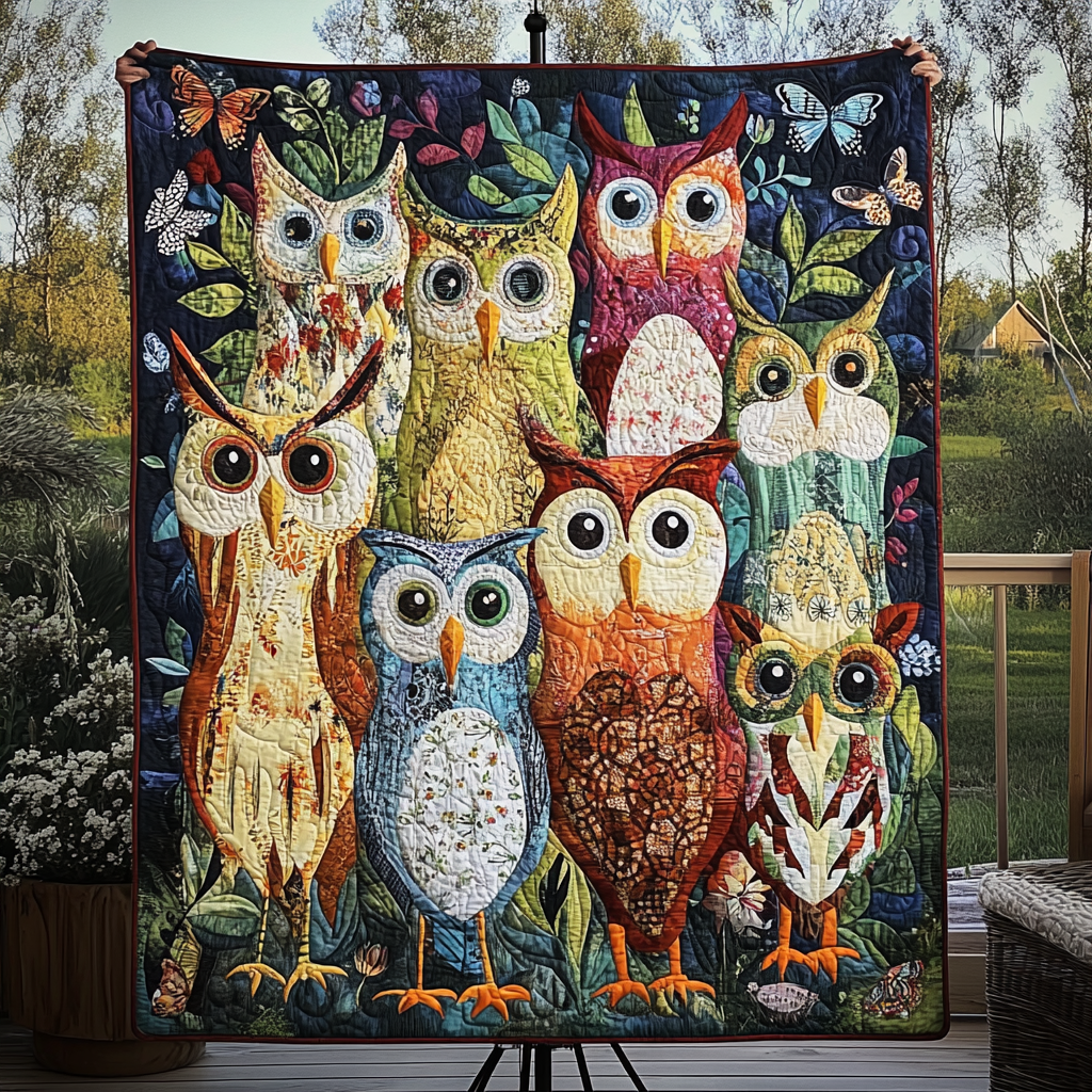Midnight Watch Quilted Blanket