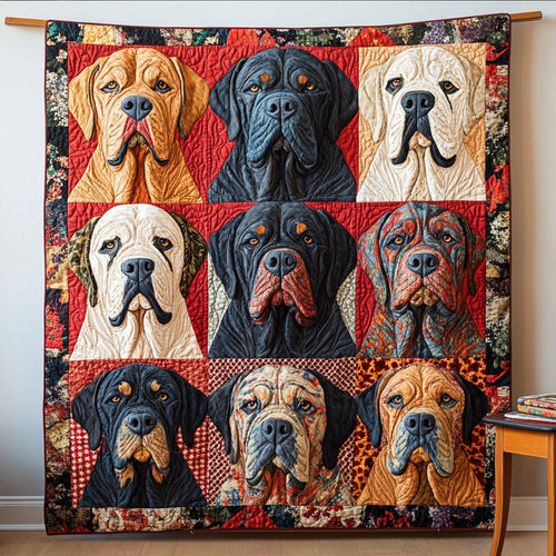 Mighty Mastiff Quilted Blanket
