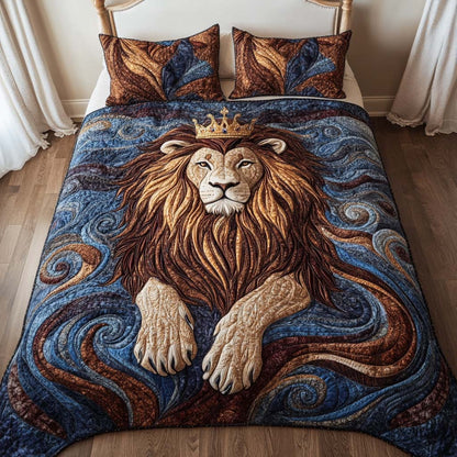 Mighty Roar 3-Piece Quilted Bedding Set