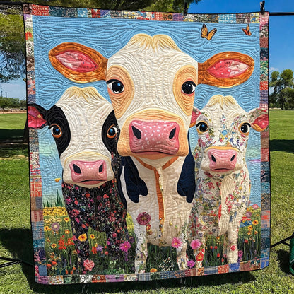 Milkmaid's Marvel Quilted Blanket