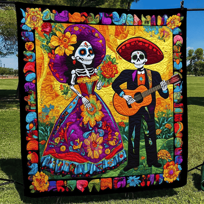 Dia De Los Muertos Personalized Quilted