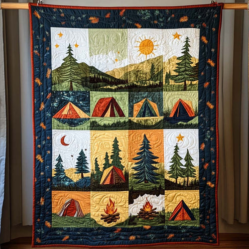 Moonlit Escape Quilted Blanket