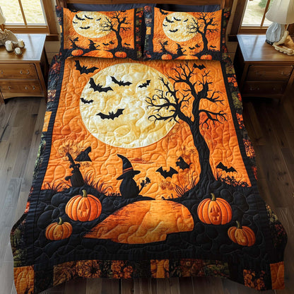 Moonlit Magic 3-Piece Quilted Bedding Set