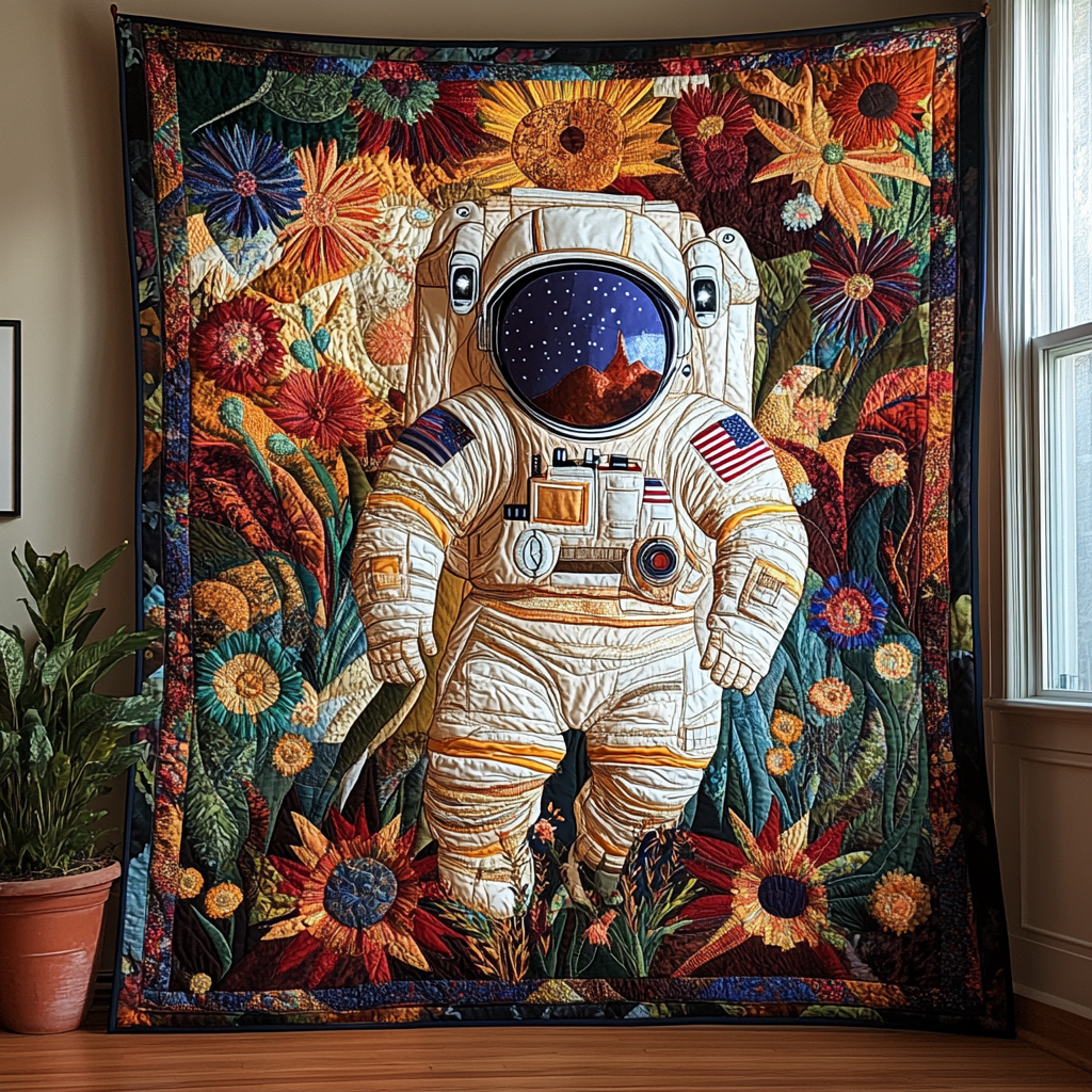 Moonwalker Dreams Quilted Blanket