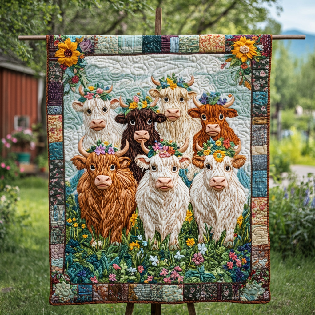 Mountain Calm Quilted Blanket