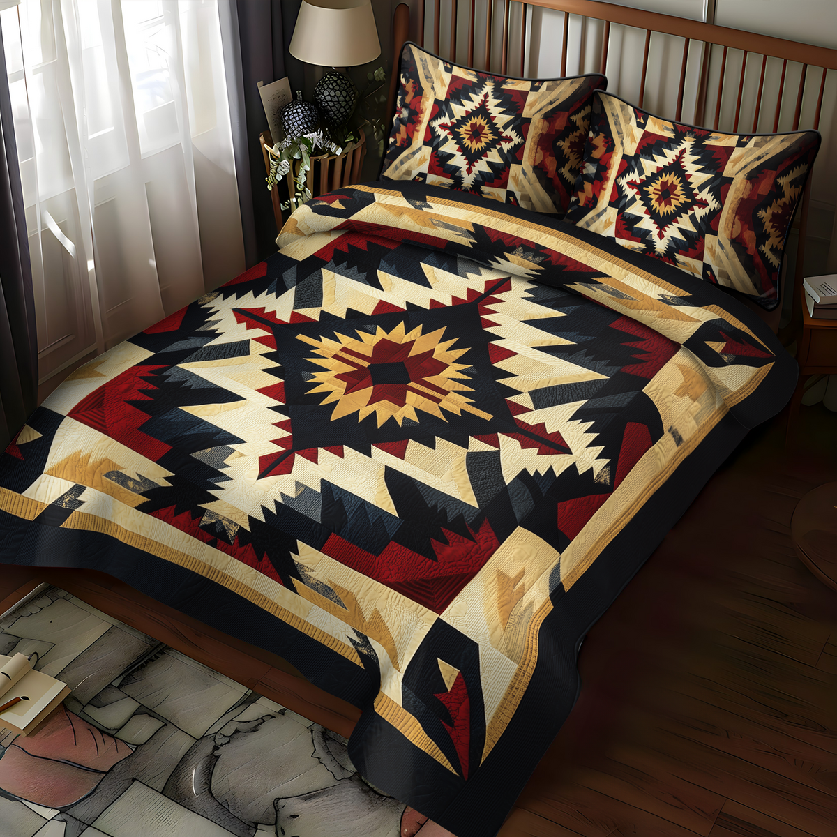 Mountain Echo 3-Piece Quilted Bedding Set